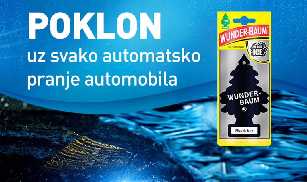 Uz svako automatsko pranje automobila  – POKLON!