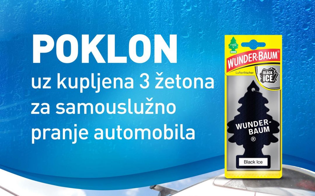 Uz kupljena 3 žetona za pranje – DOBIJATE POKLON!